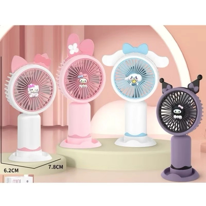 Kipas Mini Sanrio portabel usb
